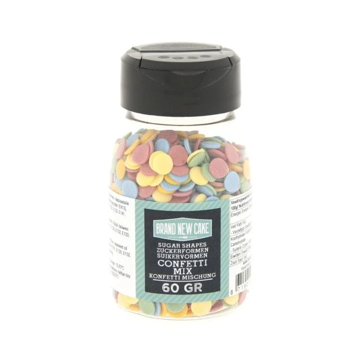 BrandNewCake Confetti Rondjes 6mm 60gr.