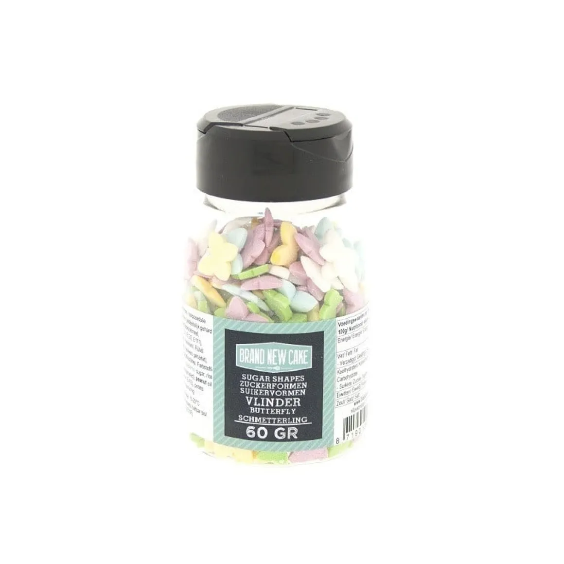BrandNewCake Confetti Vlinders 60gr.