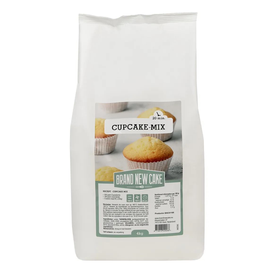 BrandNewCake Cupcake-mix 4kg