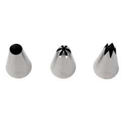 BrandNewCake Decoratie Spuitmondjes Set/3 (1M, 2D, 2A)