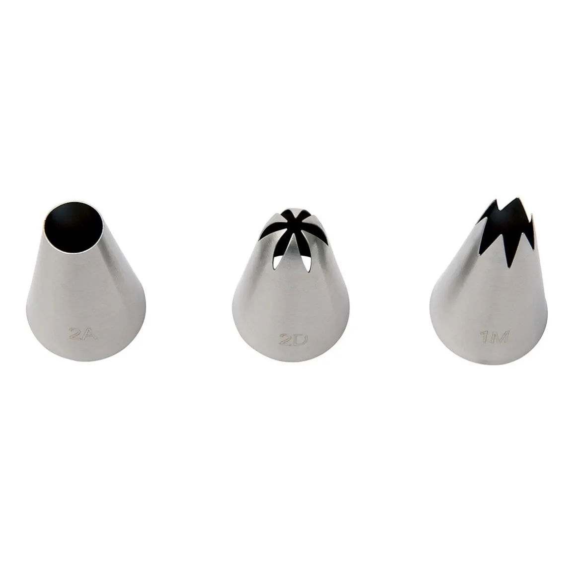 BrandNewCake Decoratie Spuitmondjes Set/3 (1M, 2D, 2A)