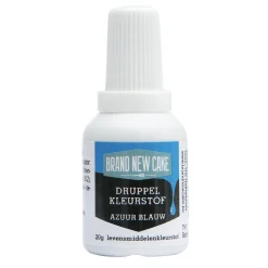 BrandNewCake Druppel Kleurstof Azuur Blauw 20gr