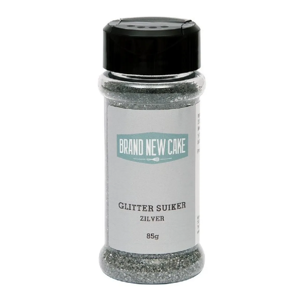 BrandNewCake Glitter Suiker Zilver 85g