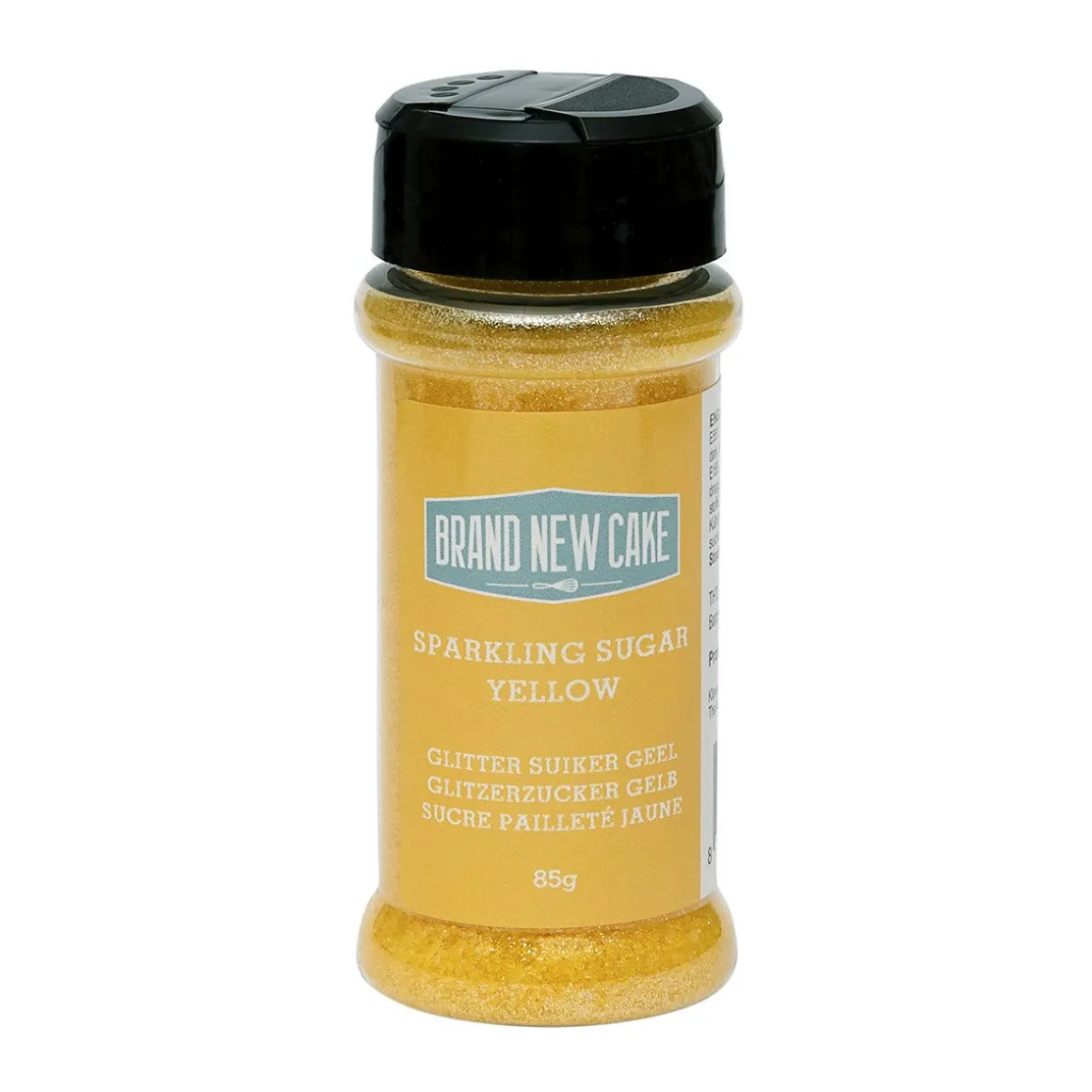 BrandNewCake Glitter Suiker Geel 85g