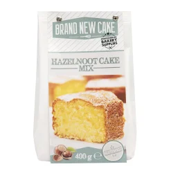 BrandNewCake Hazelnootcake-mix 400g. Glutenvrij