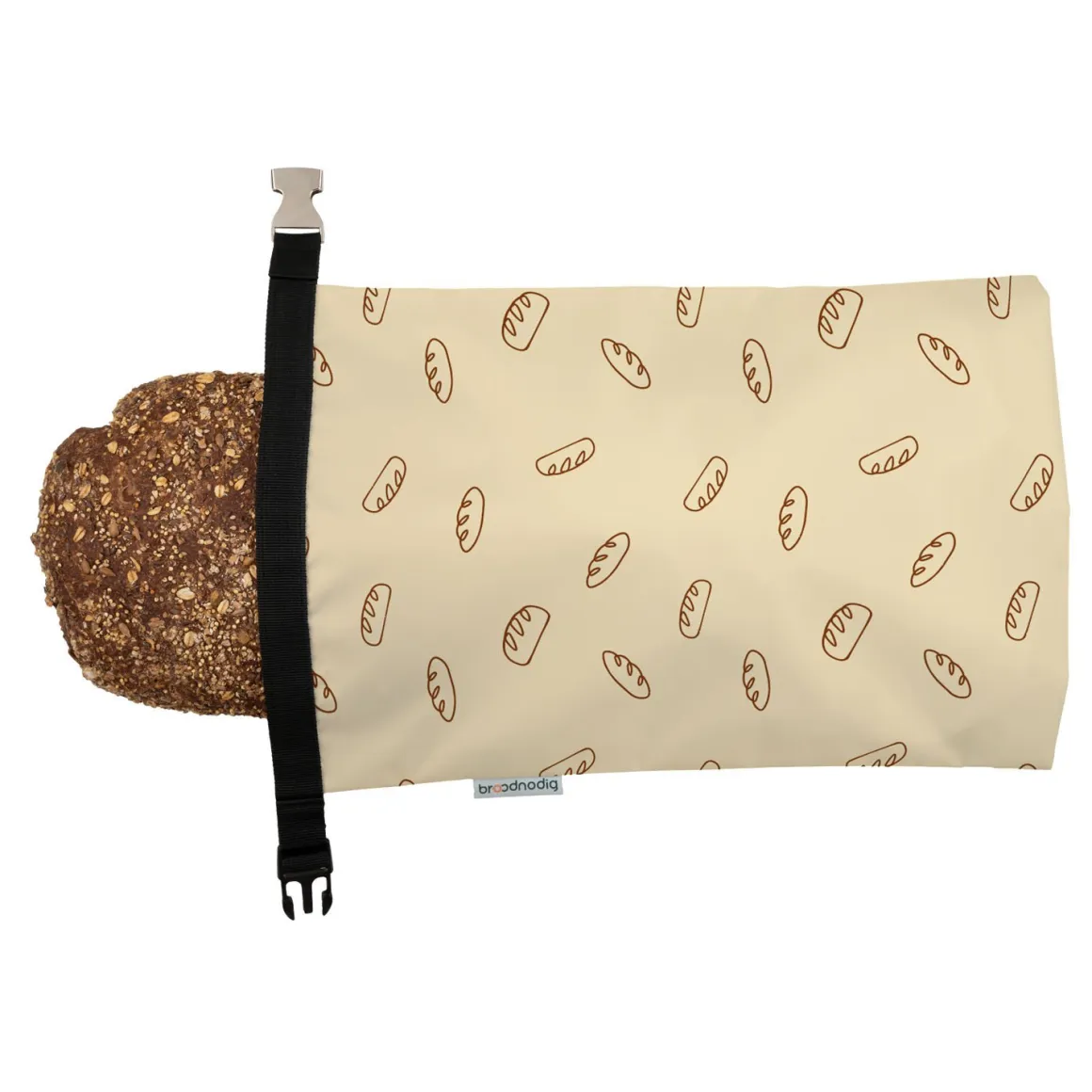 BrandNewCake Herbruikbare Broodzak Baguette motief 44x30cm