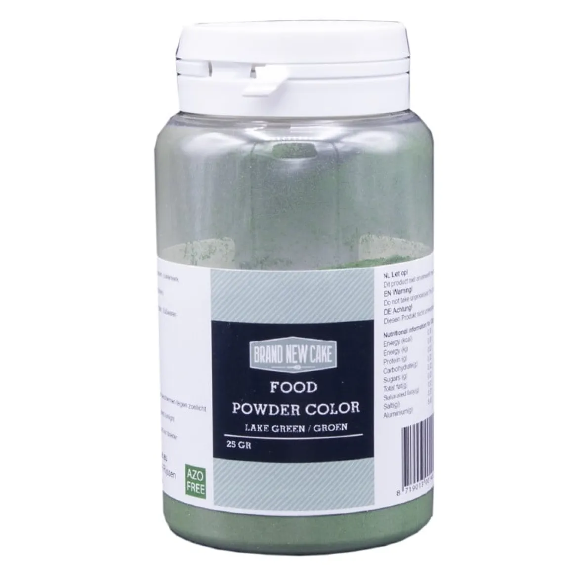 BrandNewCake Kleurpoeder Groen 25g (vette massa)
