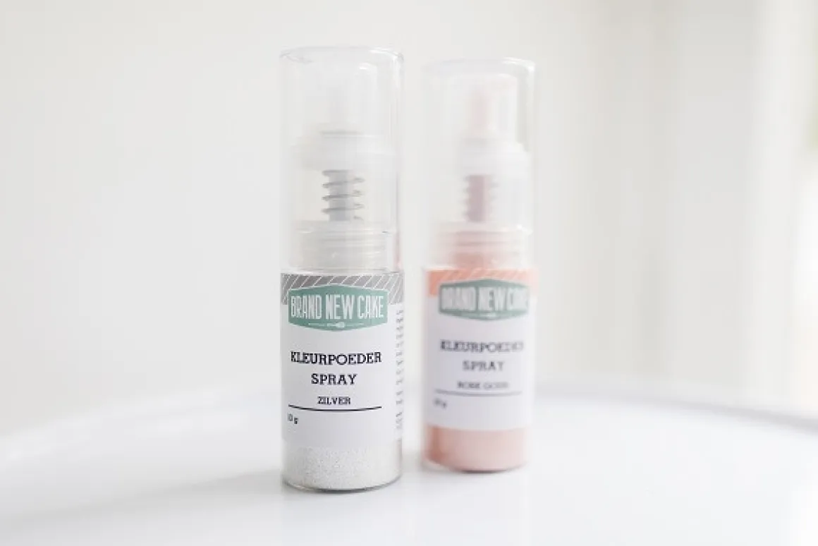 BrandNewCake Kleurpoeder Spray Zilver 10g