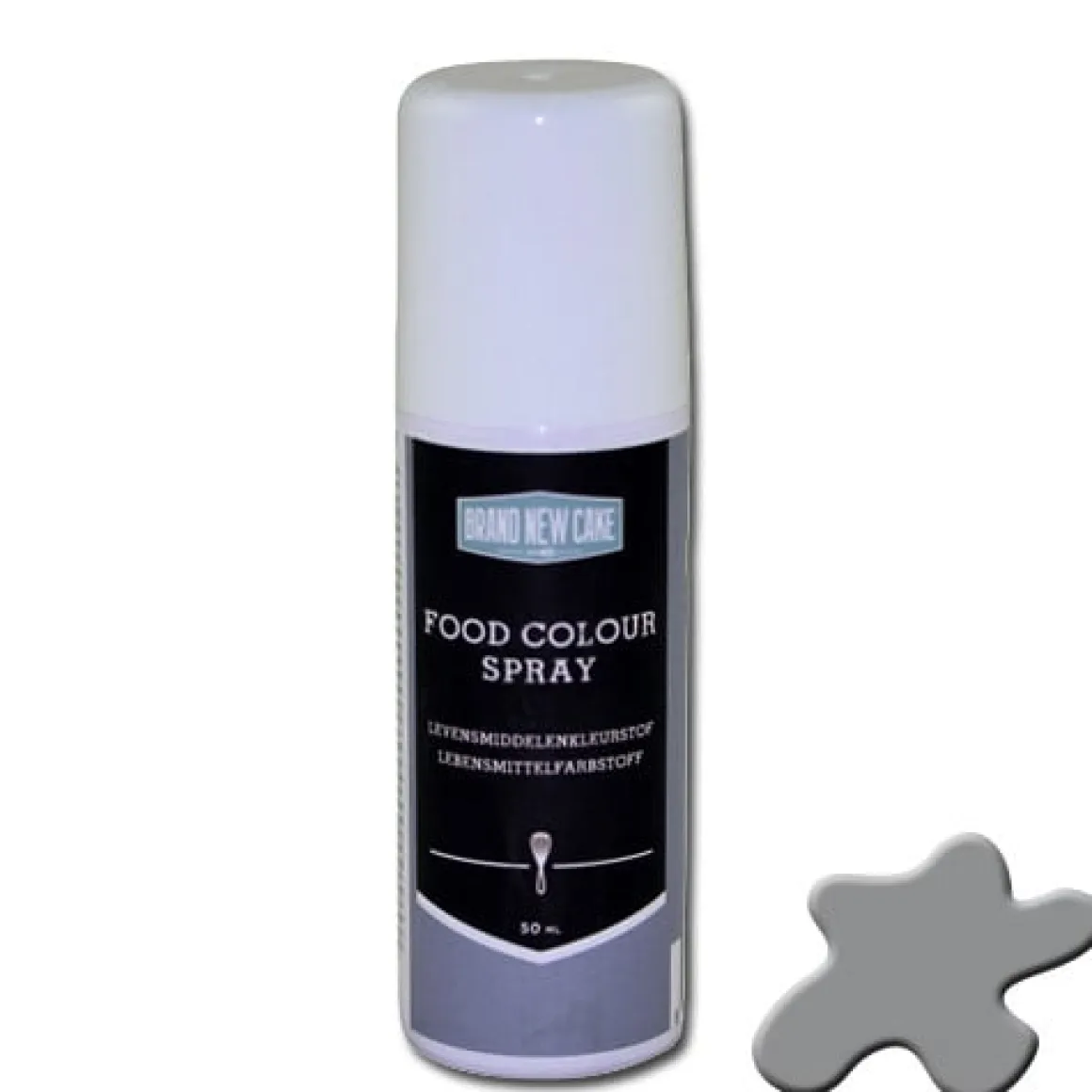 BrandNewCake Kleurspray Metallic Zilver 50ml