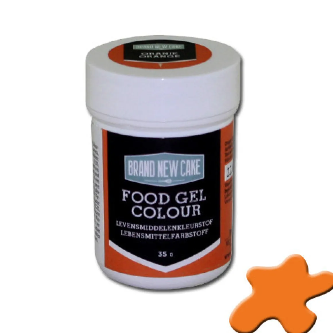 BrandNewCake Kleurstof Gel Oranje 35gr