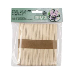 BrandNewCake Lolly / IJsstokjes Hout 11cm 50st.