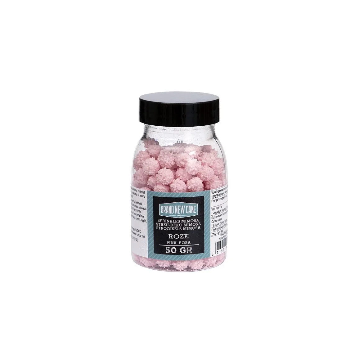 BrandNewCake Mimosa Sprinkles Roze 50gr.
