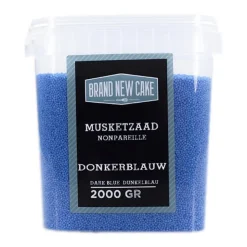 BrandNewCake Musketzaad Donker Blauw 2000gr.