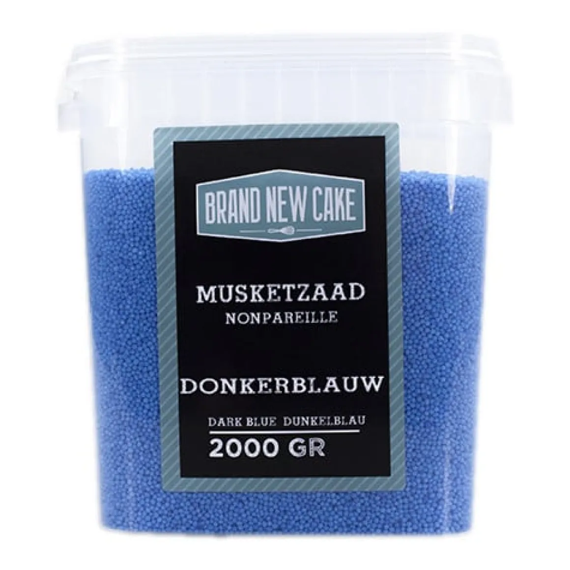 BrandNewCake Musketzaad Donker Blauw 2000gr.