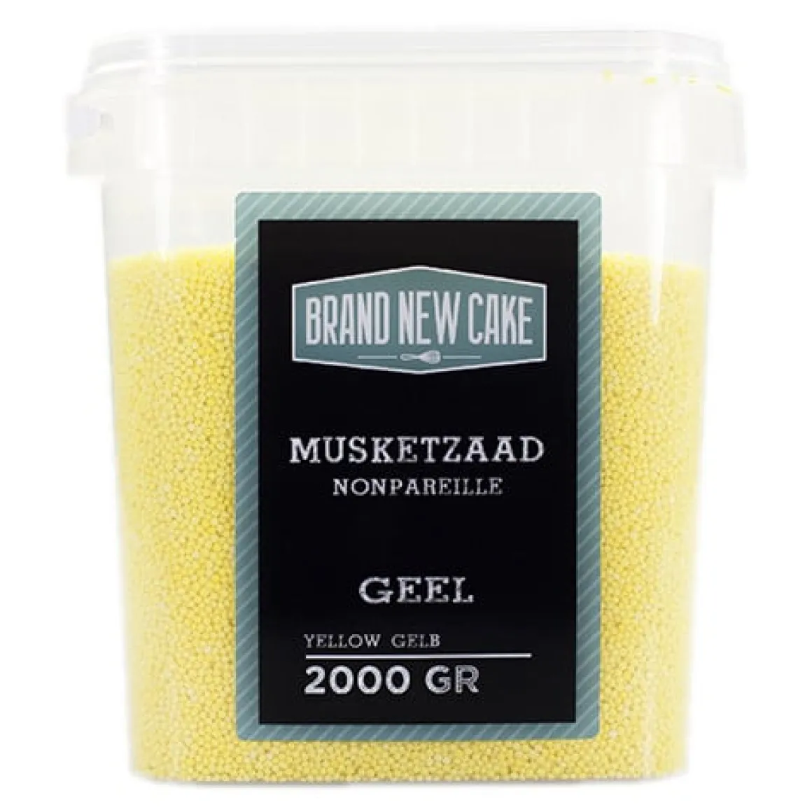 BrandNewCake Musketzaad Geel 2000gr.