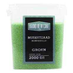 BrandNewCake Musketzaad Groen 2000gr.