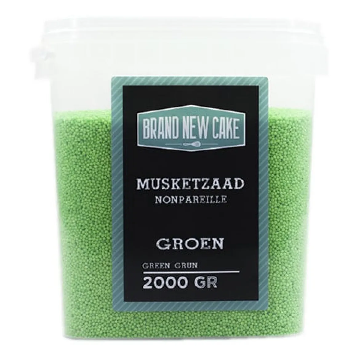 BrandNewCake Musketzaad Groen 2000gr.