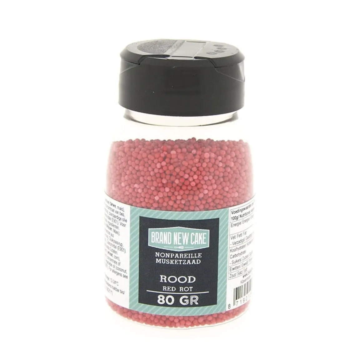 BrandNewCake Musketzaad Rood 80gr.