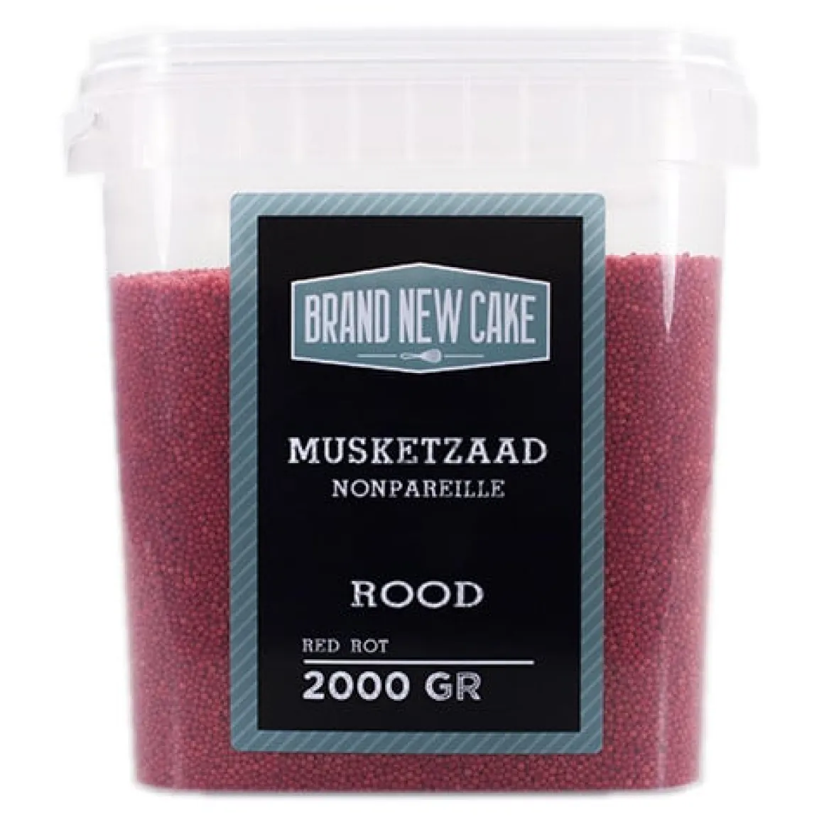 BrandNewCake Musketzaad Rood 2000gr.