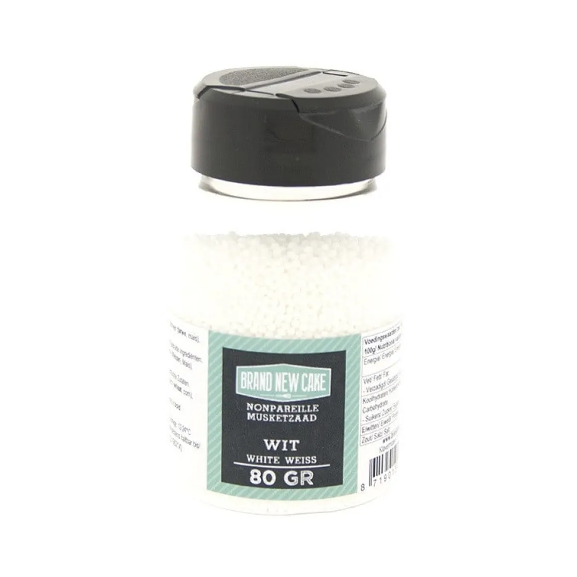 BrandNewCake Musketzaad Wit 80gr.