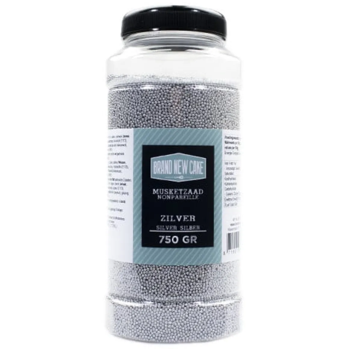 BrandNewCake Musketzaad Zilver 750gr.