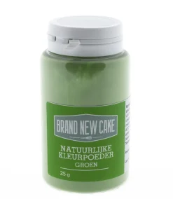 BrandNewCake Natuurlijke Kleurpoeder Groen 25g (vette massa)
