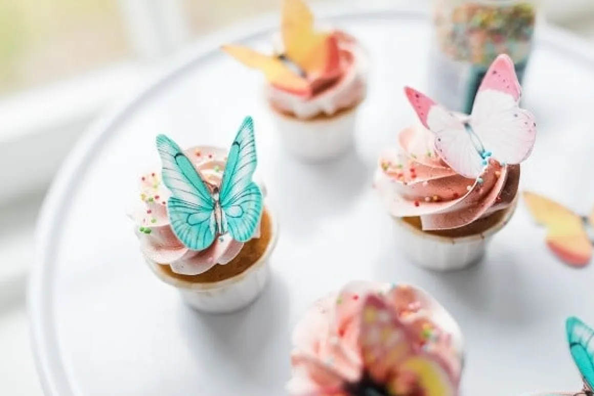 BrandNewCake Ouwel Vlinders Assortiment 16st.