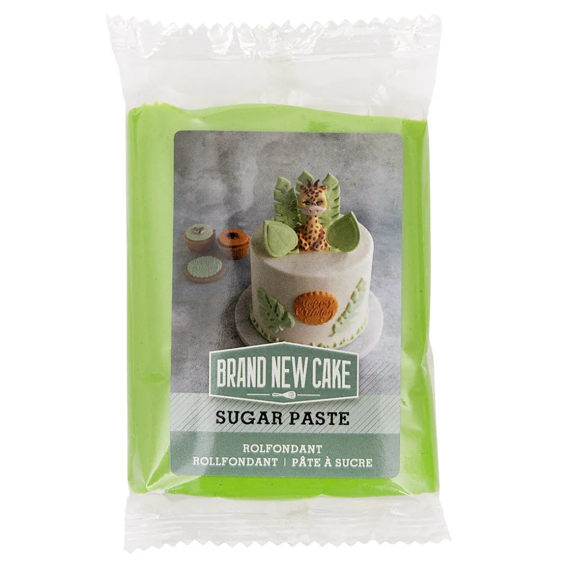 BrandNewCake Rolfondant Groen 250g