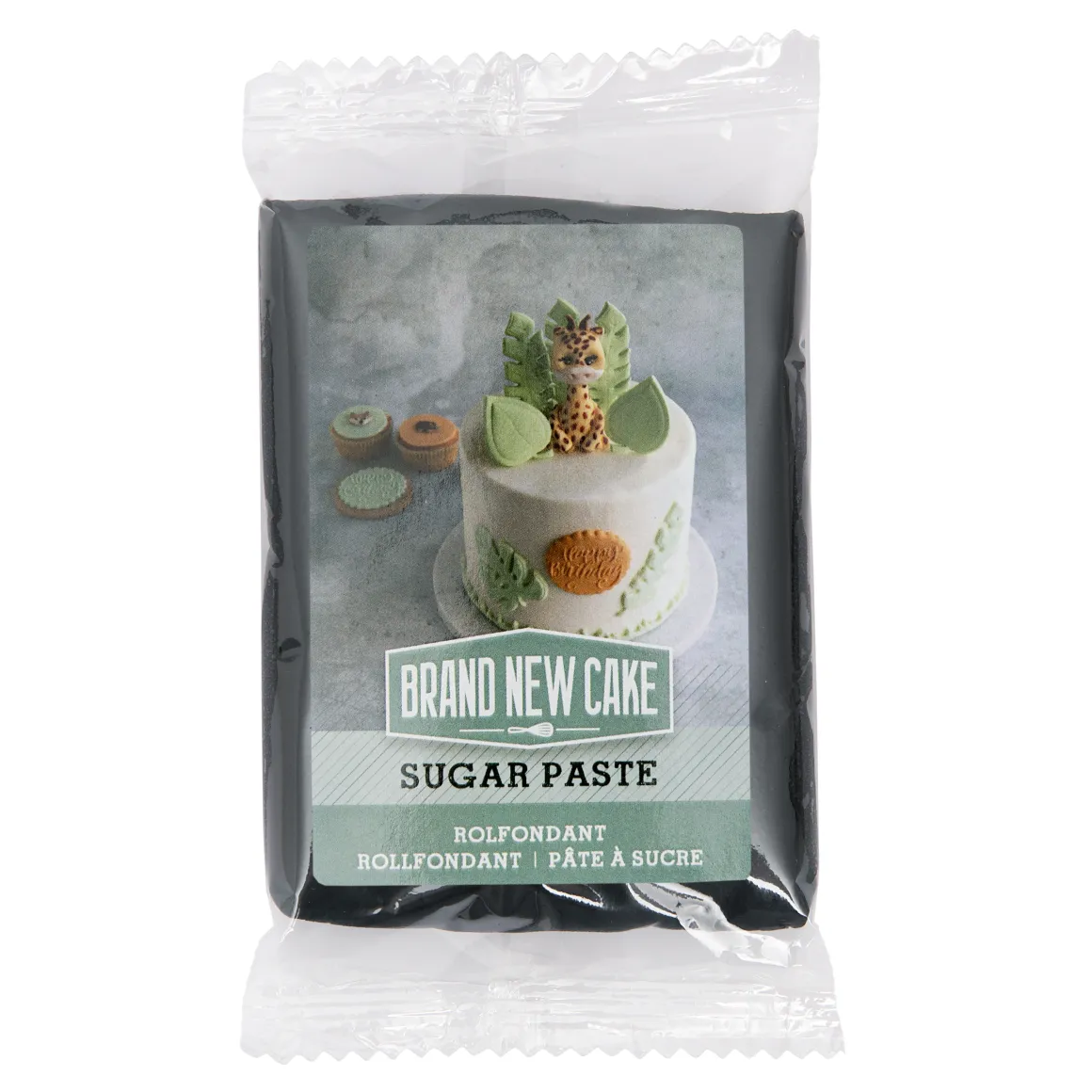BrandNewCake Rolfondant Zwart 250g