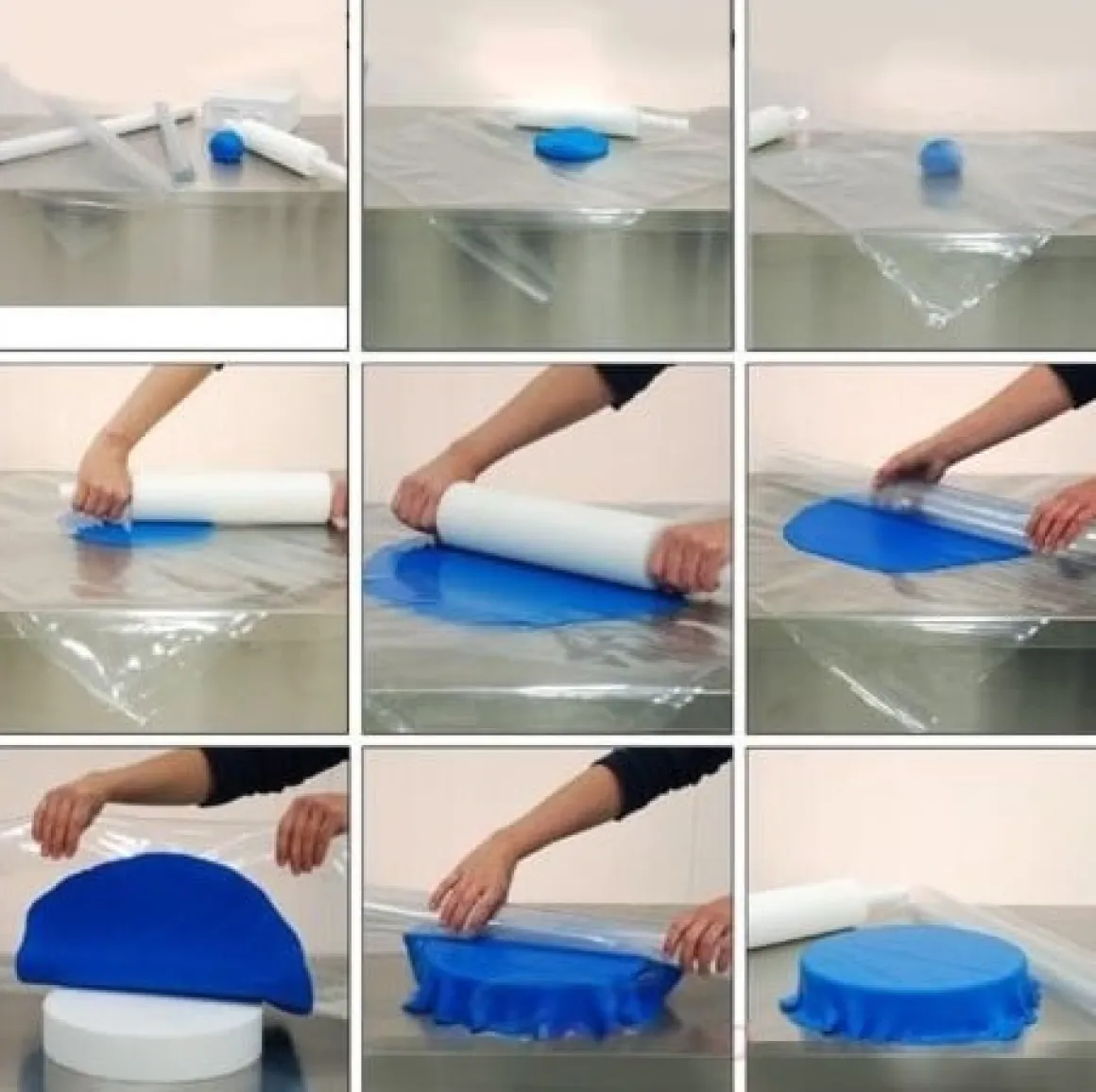 BrandNewCake Roll Out Sheets-hulpmiddel taartbekleding 70x70