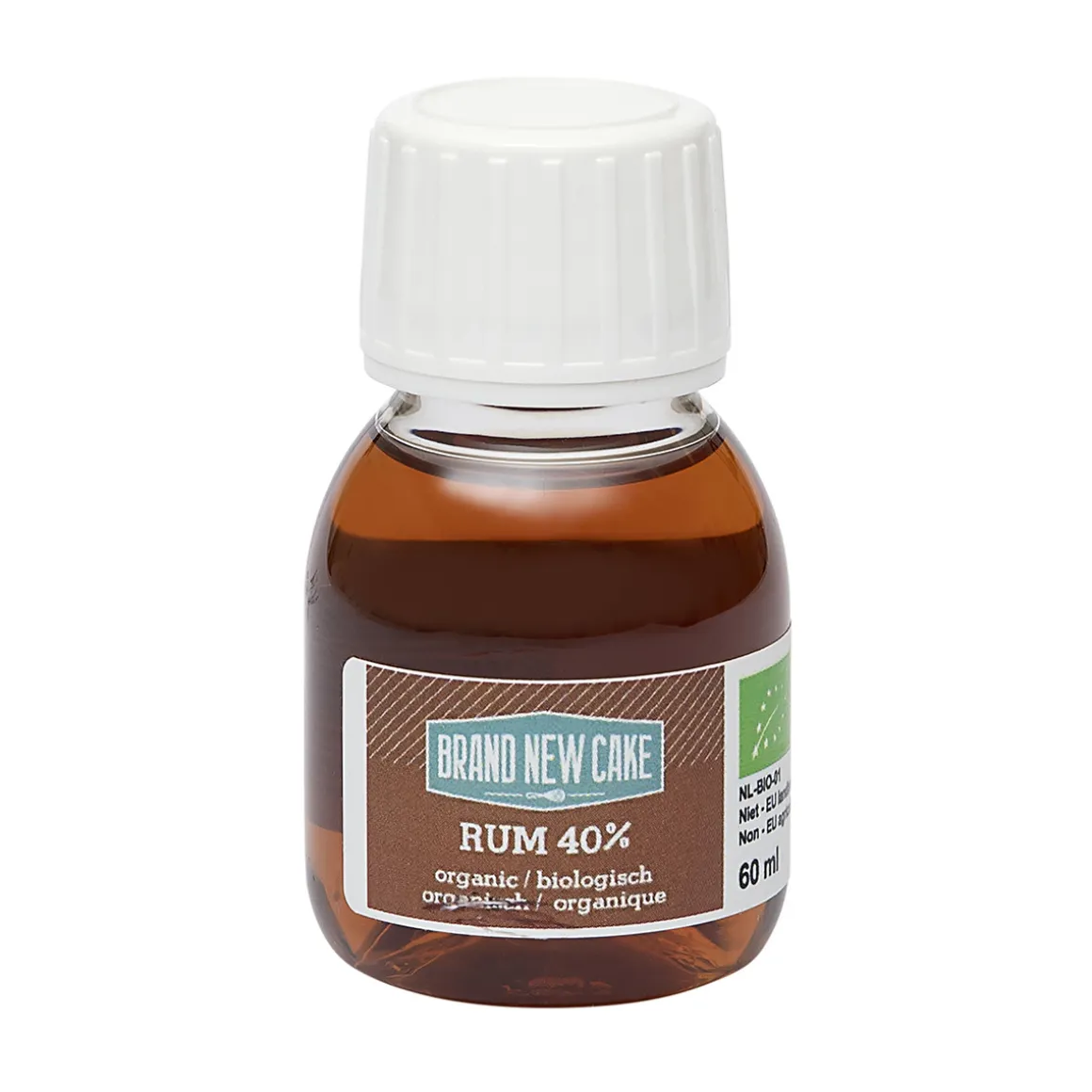 BrandNewCake Rum 40% 60ml Bio (speciaal voor patisserie)