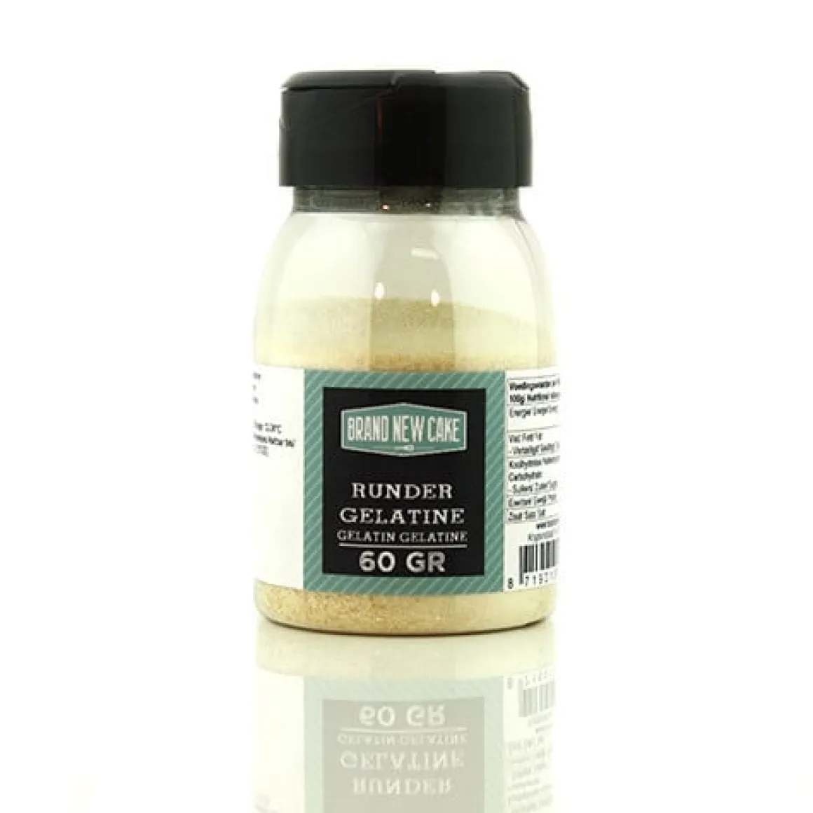 BrandNewCake Runder Gelatine 60gr.