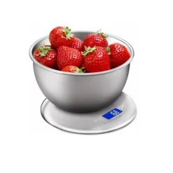 BrandNewCake RVS Keukenweegschaal met kom 5kg / 1g