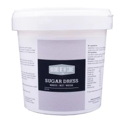 BrandNewCake Sugar Dress Pasta Wit 500 gram**