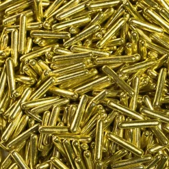 BrandNewCake Sugar Rods Metallic Goudgeel 80gr.