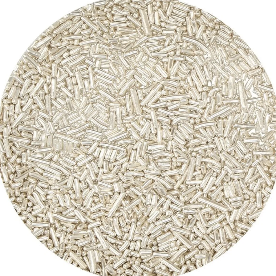 BrandNewCake Sugar Strands Metallic Zilver 10kg**