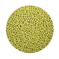 BrandNewCake Suikerparels Metallic Goud 4mm 750gr.