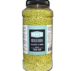 BrandNewCake Suikerparels Metallic Goud 4mm 750gr.