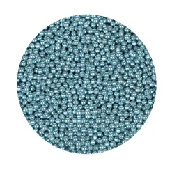 BrandNewCake Suikerparels Metallic Blauw 4mm 80gr.