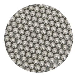 BrandNewCake Suikerparels Metallic Zilver 8mm 80gr.