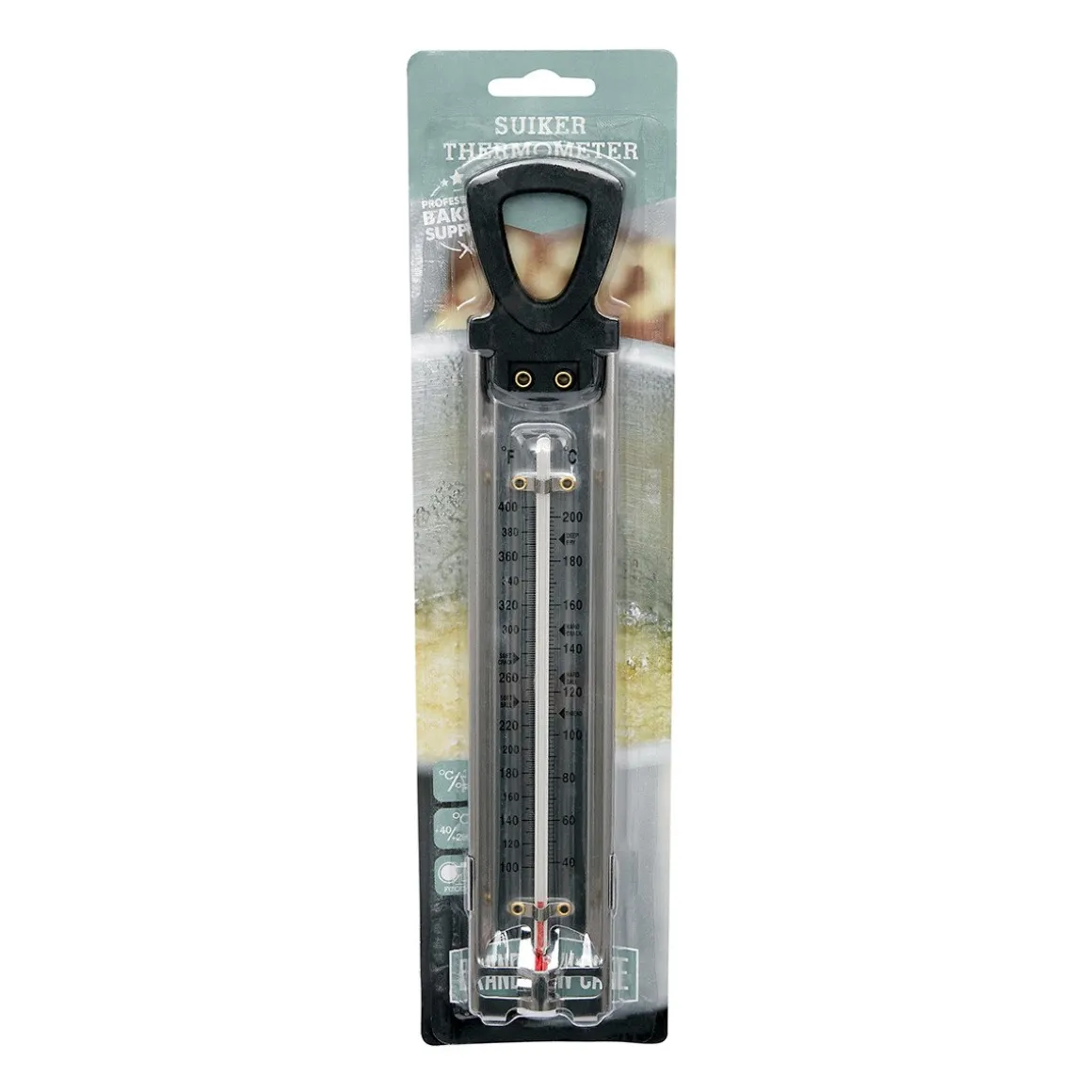 BrandNewCake Suikerthermometer RVS +40 tot +200°C