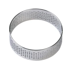 BrandNewCake Taartring RVS Geperforeerd Ø6x2cm