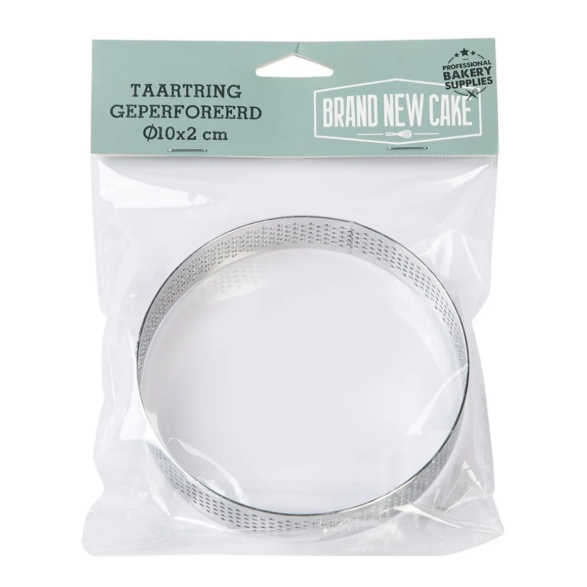 BrandNewCake Taartring RVS Geperforeerd Ø10x2cm