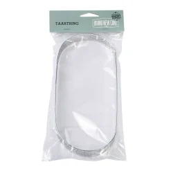 BrandNewCake Taartring RVS Ovaal Geperforeerd 22,5x9x2cm