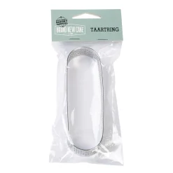 BrandNewCake Taartring RVS Ovaal Geperforeerd 8x3,5x2cm