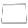 BrandNewCake Taartring RVS Vierkant Geperforeerd 17,5x2cm