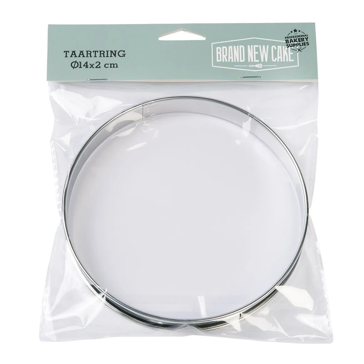 BrandNewCake Taartring RVS Ø14x2cm**