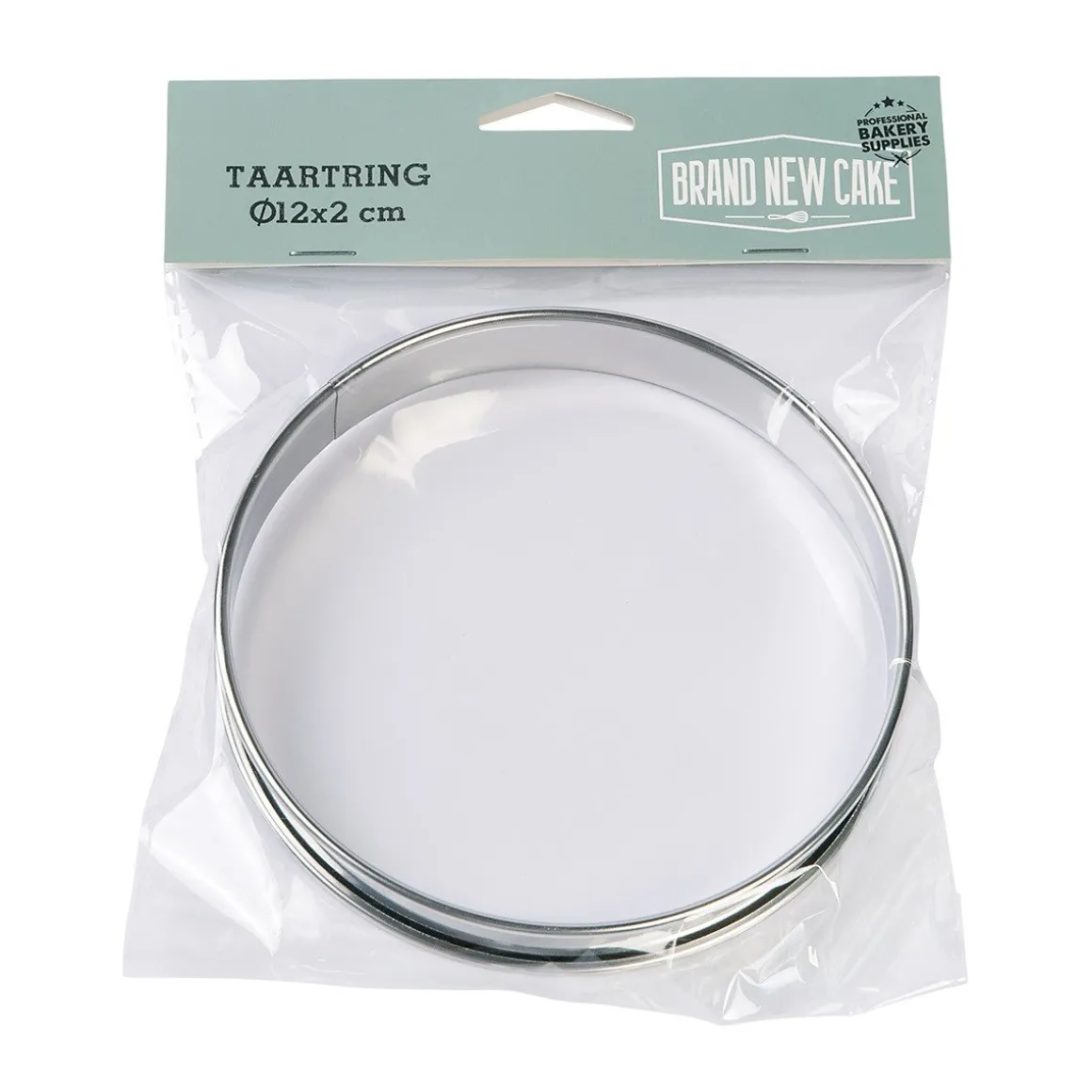 BrandNewCake Taartring RVS Ø12x2cm