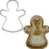 BrandNewCake Uitsteker Gingerbread Vrouw RVS 6,5cm