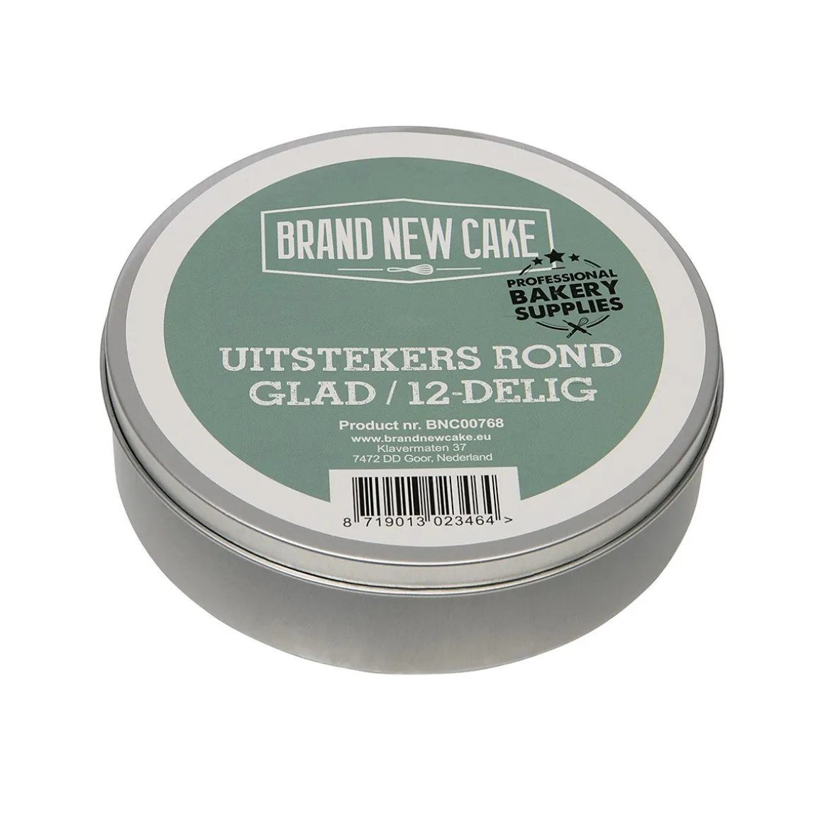 BrandNewCake Uitstekers Rond Glad 12-delig